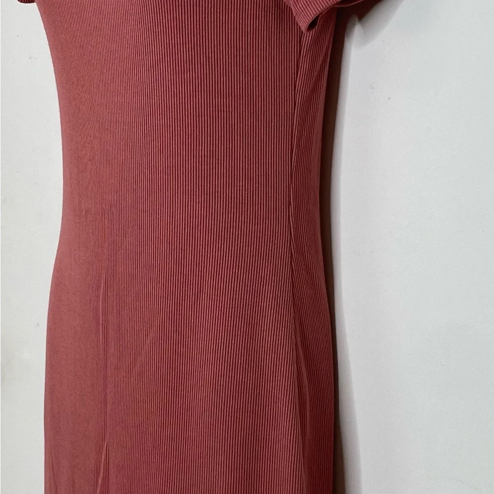 No Boundaries Rust Midi Dress - Picture 3 of 6
